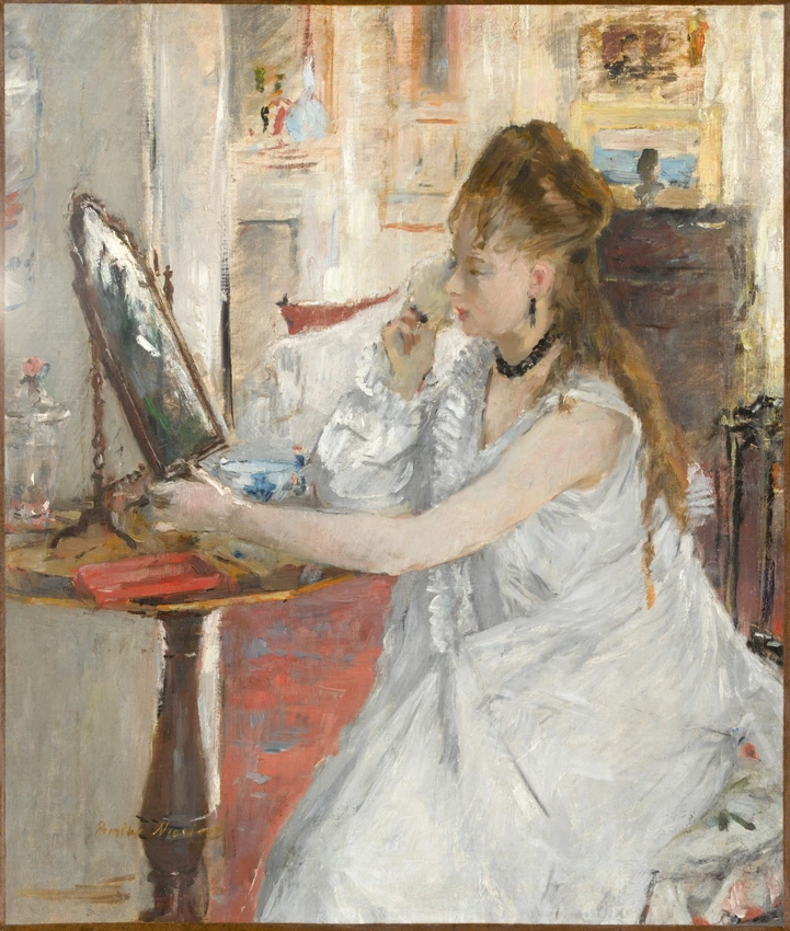 Jeune femme se poudrant - Berthe Morisot