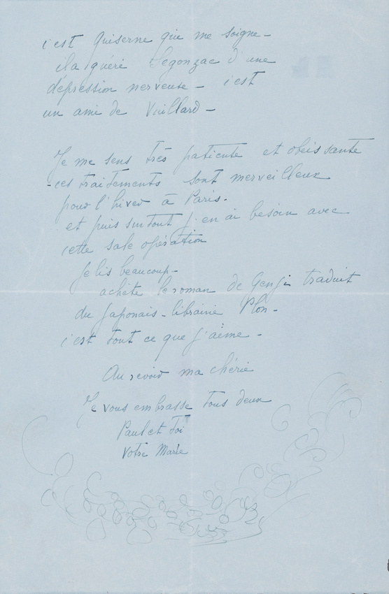 Marie Laurencin - Lettre
