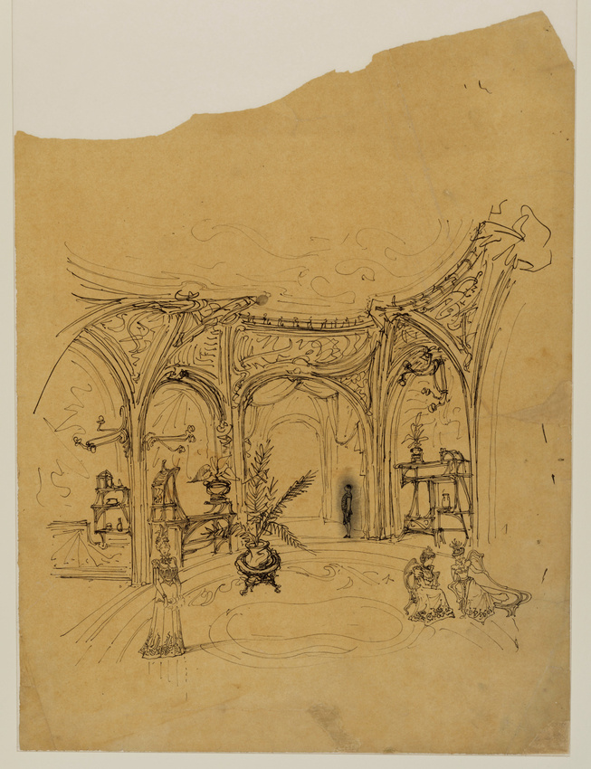 Hector Guimard - Paris 16e, 52 rue du Ranelagh, hôtel de M. Nozal (bâtiment détr...