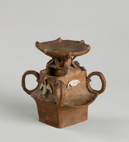 Paul Gauguin - Vase à quatre anses à décor de paysans bretons
