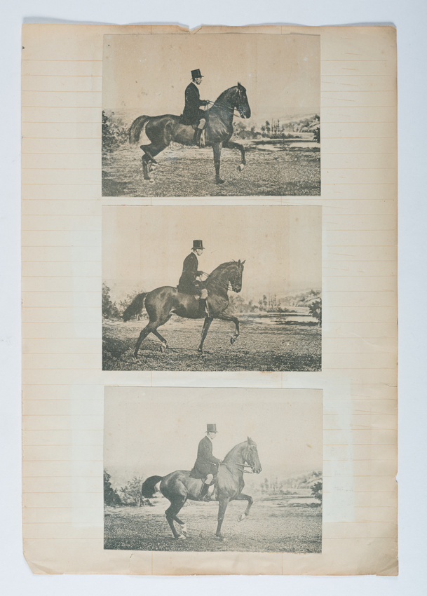 Jacques Lalaing de - Cavalier sur cheval en pose ; groupe de personnes sur un co...