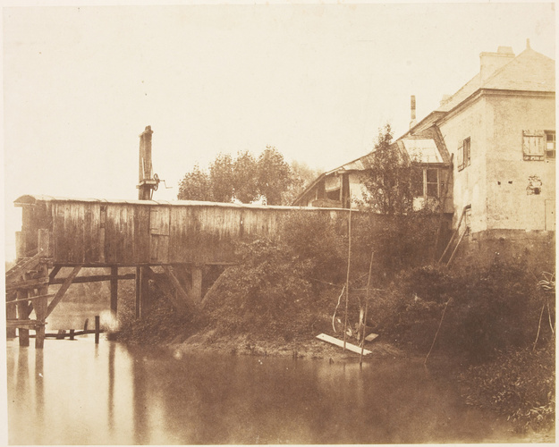 Fortuné Joseph Petiot-Groffier - Paysage avec un moulin