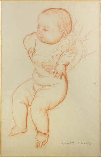 Maurice Denis - Bernadette à cinq mois et demi. Etude pour ''Laissez venir à moi...