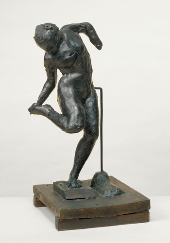 Edgar Degas - Danseuse regardant la plante de son pied droit, première étude