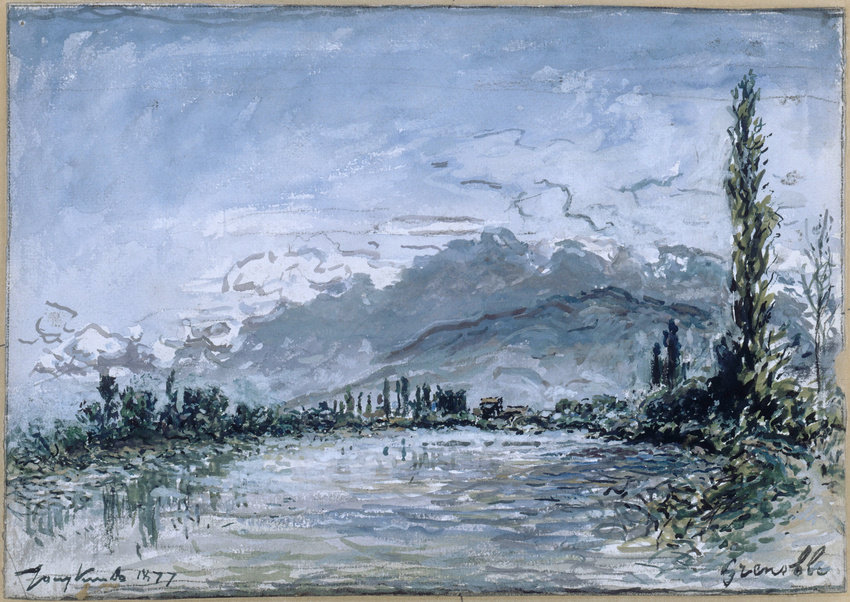 Johan Barthold Jongkind - L'Isère à Grenoble