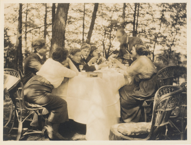 Paul Burty Haviland - Groupe d'amis à Seven Springs, Mount Kisco