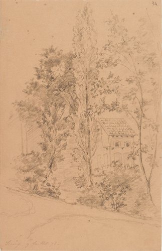 Louis Boitte - Un pavillon dans un jardin à Sceaux
