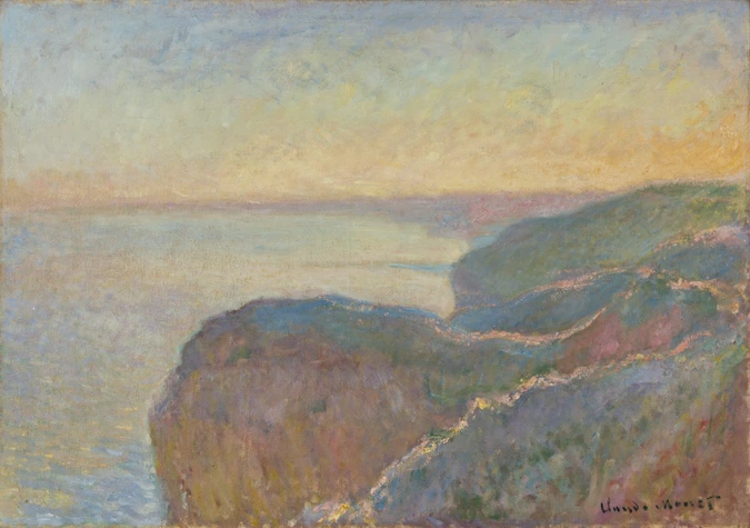 Claude Monet - Sur la falaise de Dieppe