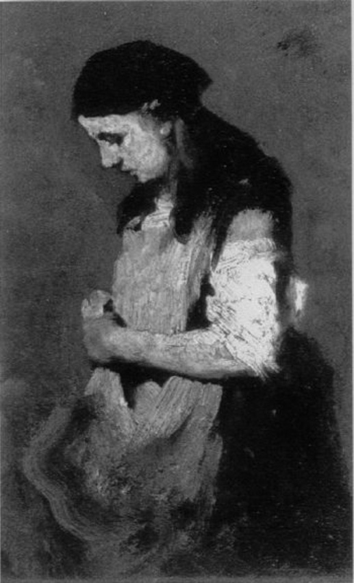 Théodule Ribot - Etude de femme