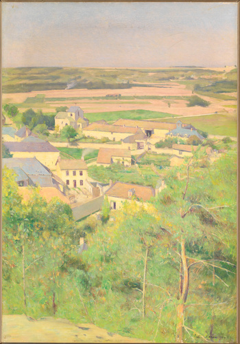 Emile Barau - Vue de la butte de Châlons-sur-Vesle