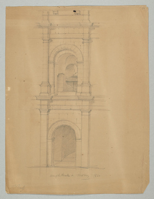 Louis Boitte - Une travée de l'amphithéâtre de Nîmes