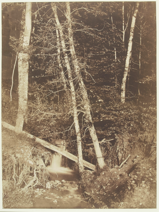 Henri Le Secq - Ruisseau en forêt (Montmirail)