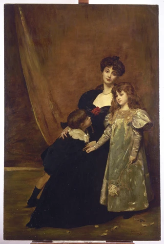 Carolus-Duran - Madame Feydeau et ses enfants