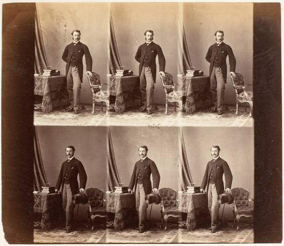 André Adolphe Eugène Disdéri - Sir George Stirling en six poses en pied