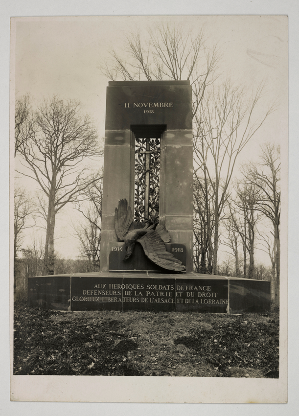 Compiègne, clairière de l'Armistice, Monument des Alsaciens-Lorrains - R. Bonnereau