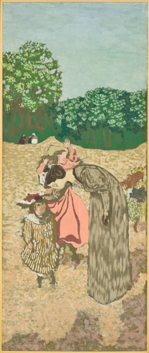 Jardins publics : l'interrogatoire - Edouard Vuillard
