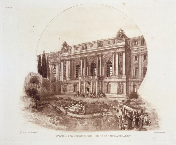 Raoul Brandon - Budapest, palais et musée du Baron Herzog de Scété