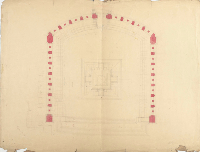 Jean-Camille Formigé - Monument commémoratif de la Constituante, plan masse