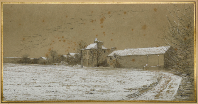Jean Desbrosses - Effet de neige à la Tournelle