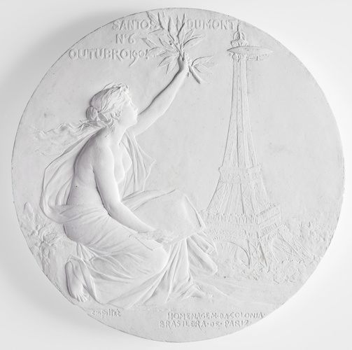 Charles Pillet - Santos Dumont, revers