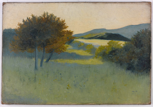 Alphonse Osbert - Sur les vallons de Diélette (Manche)