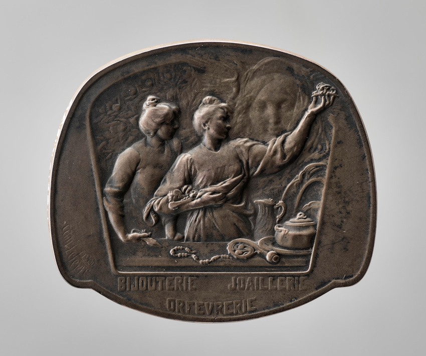 Medaille En Argent Dévouement Travail Probité Chambre Medaille En Argent Dévouement Travail Probité Chambre