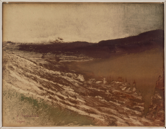Edgar Degas - Paysage de Bourgogne