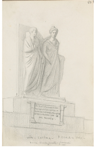 Louis Boitte - Monument funéraire via Latina près de Frascati