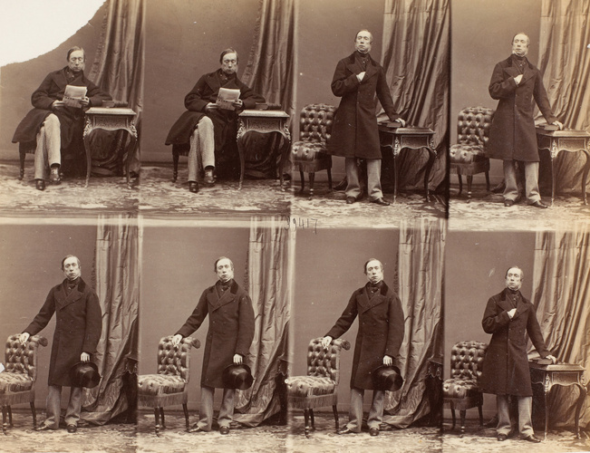 André Adolphe Eugène Disdéri - M. FitzRoy en huit poses