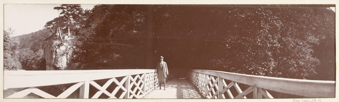 Philippe d' Orléans - Le Duc d'Orléans sur un pont dans la campagne bulgare