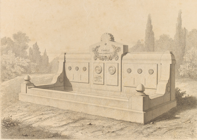 Huguenet et Muzelle - Tombeau de Henri Labouste, membre de l'Institut au cimetiè...