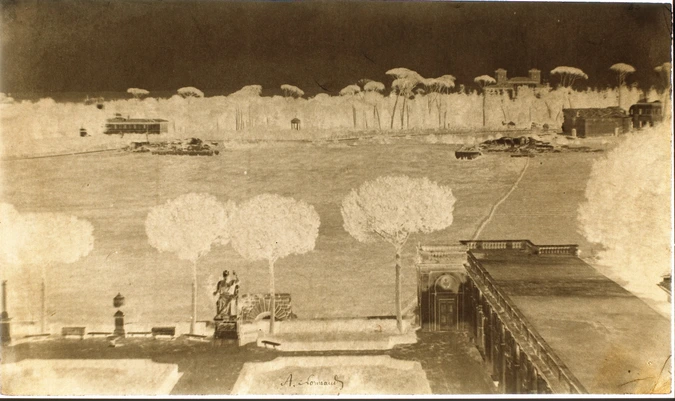 Alfred-Nicolas Normand - Villa Médicis : la terrasse du Bosco