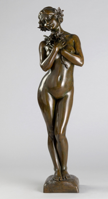 Alphonse Mucha - Femme aux lys
