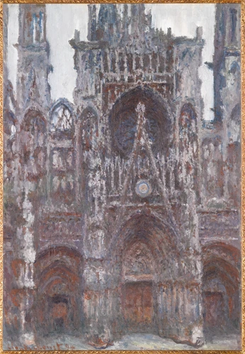 Claude Monet - La Cathédrale de Rouen. Le Portail vu de face
