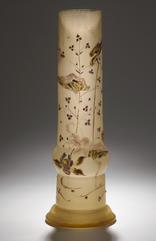 Emile Gallé - Vase à décor de sagittaires