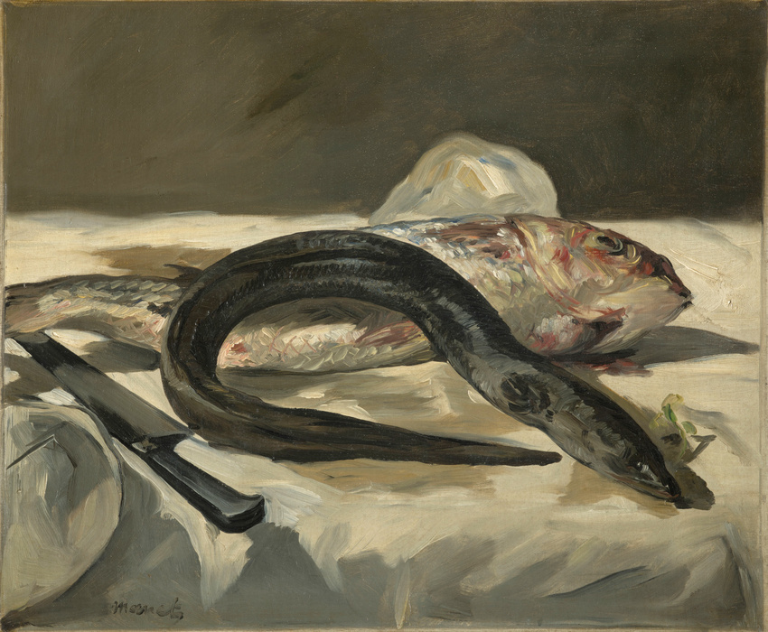 Edouard Manet - Anguille et rouget