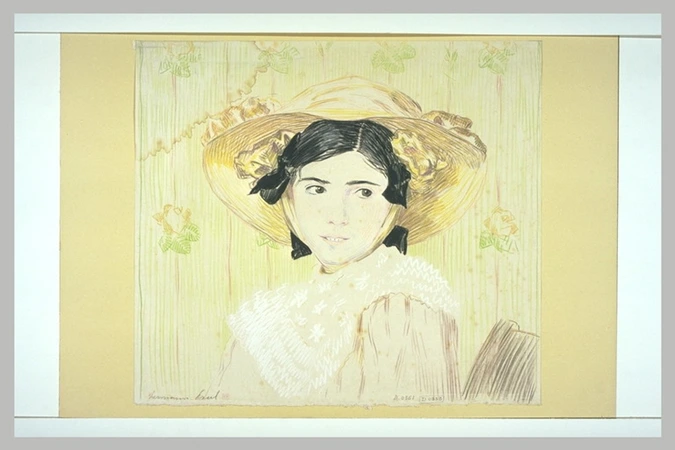 Hermann-Paul - Irène, jeune fille au chapeau