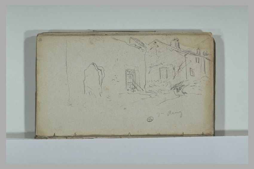 Alphonse de Neuville - Deux maisons à Saint-Rémy