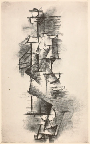 Drawing, by Pablo Picasso - Anonyme