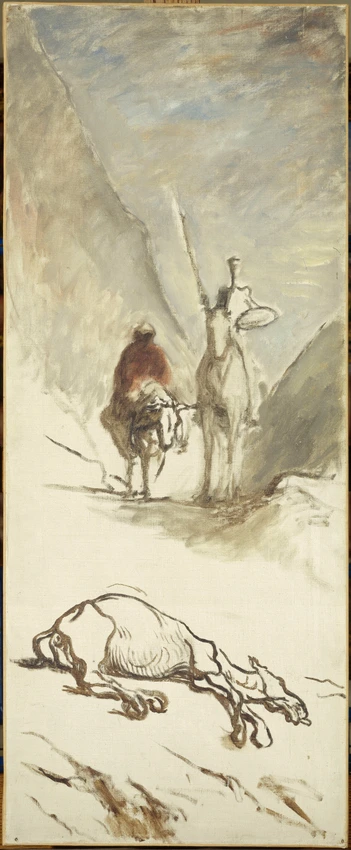 Don Quichotte et la mule morte - Honoré Daumier