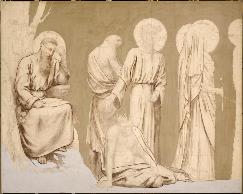 Pierre Puvis de Chavannes - Frise destinée à la décoration du Panthéon