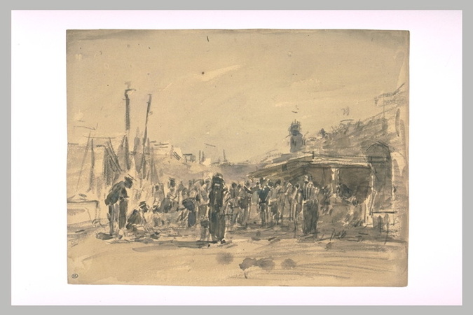 La Rade de Villefranche - Eugène Boudin | Musée d'Orsay