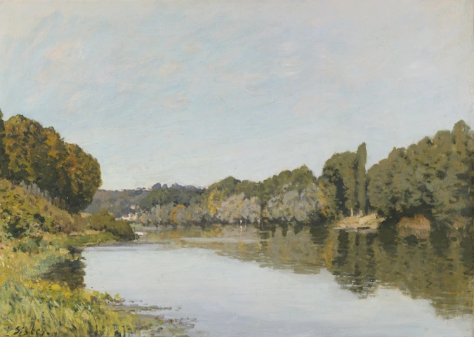 Alfred Sisley - La Seine à Bougival