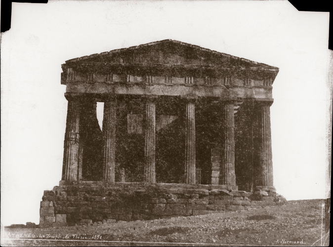 Alfred-Nicolas Normand - Athènes, le temple de Thésée
