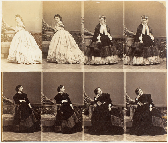 André Adolphe Eugène Disdéri - Louise Arène (Odéon), Mlle Nelly (Ambigu)