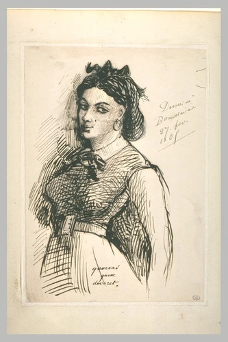 Charles Baudelaire - Portrait de Jeanne Duval