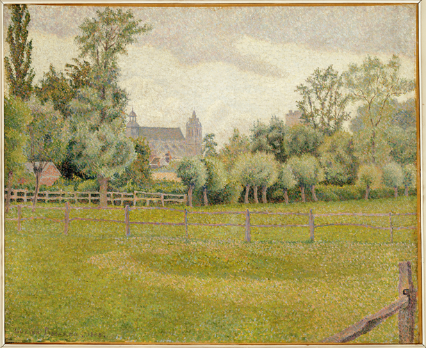 Lucien Pissarro - L'église de Gisors