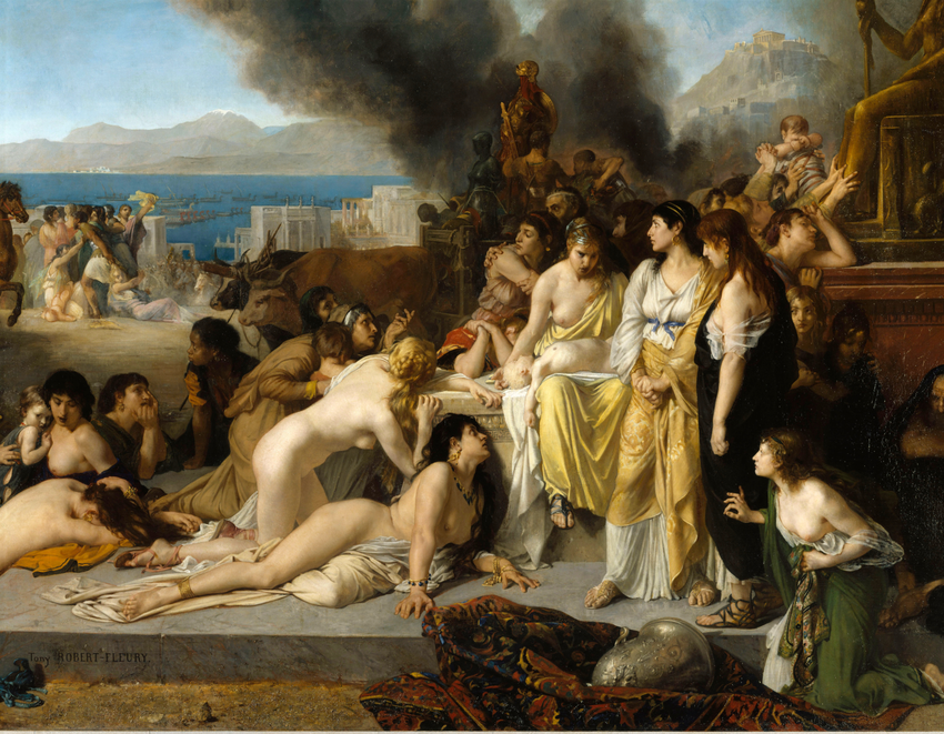 Tony Robert-Fleury - Le Dernier Jour de Corinthe
