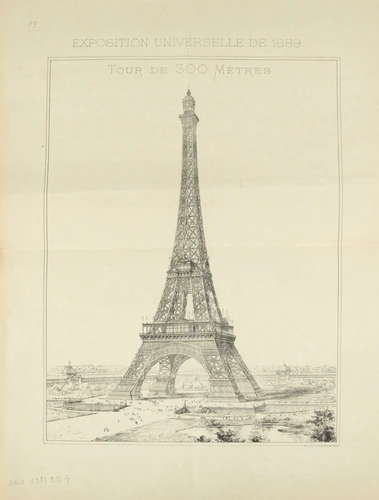 Albert Fernique - Tour de 300 mètres, Exposition universelle de 1889