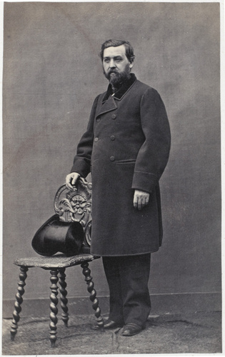 Achille Bonnuit - Homme barbu en pied